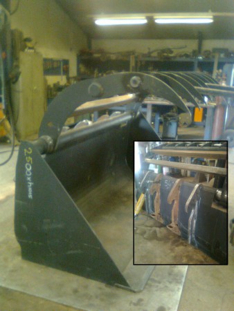 Vervaardigen shovelbak