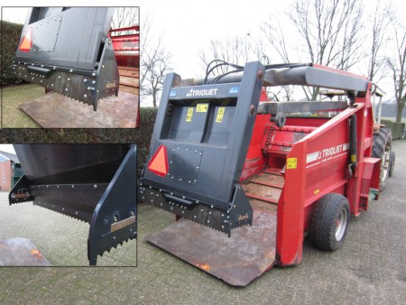 Onderhoud en reparatie: compleet vernieuwen van snijmessen van voerwagen